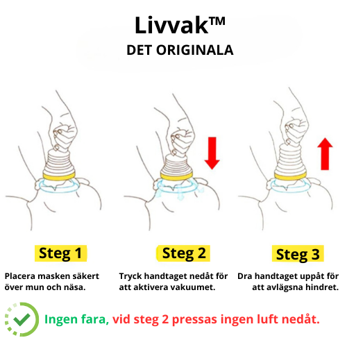 Livvak ™ – Livräddande Nödanordning vid Kvävning